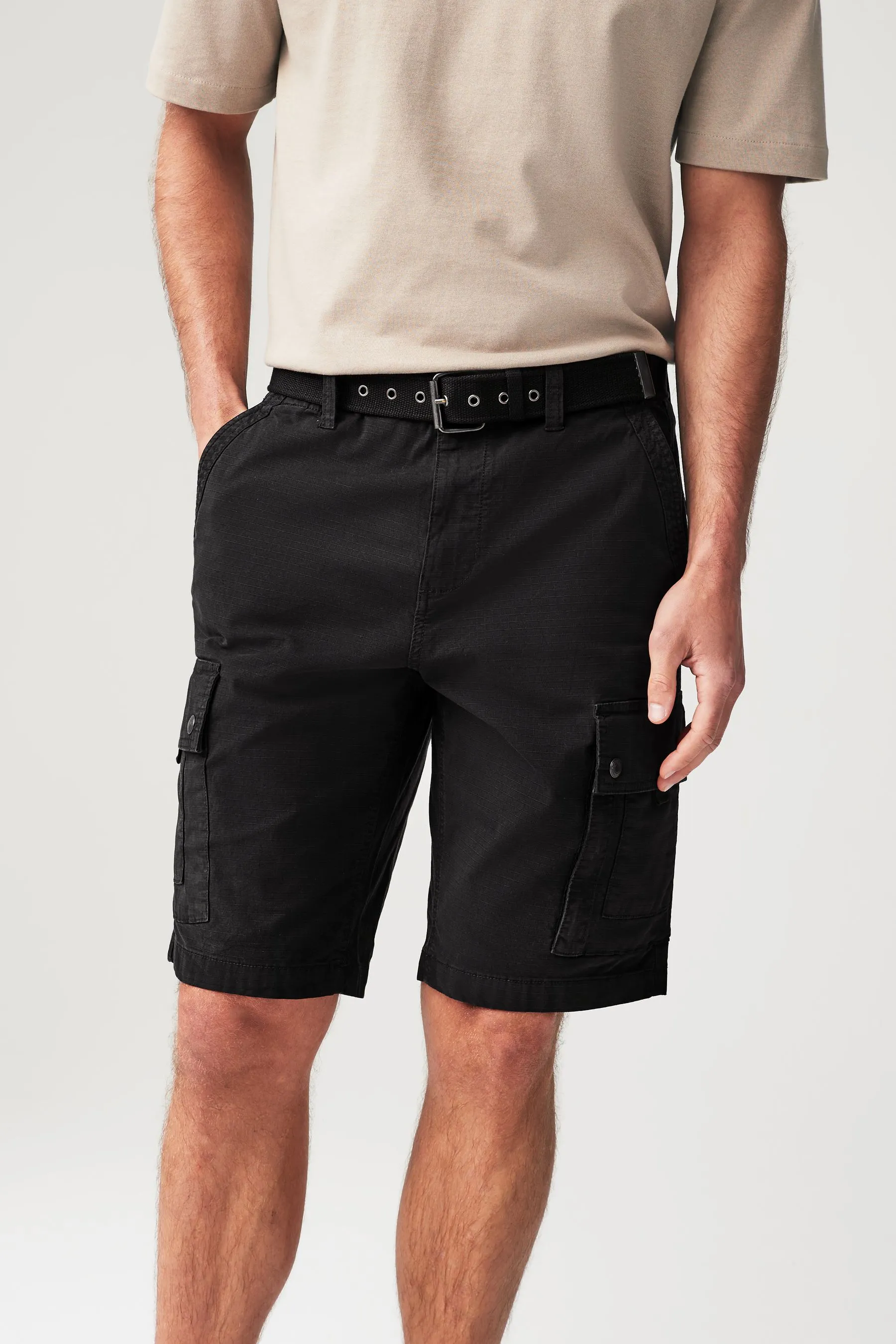 Shorts cargo con cintura
